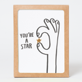 Gold Stars Greeting Card Box Set
