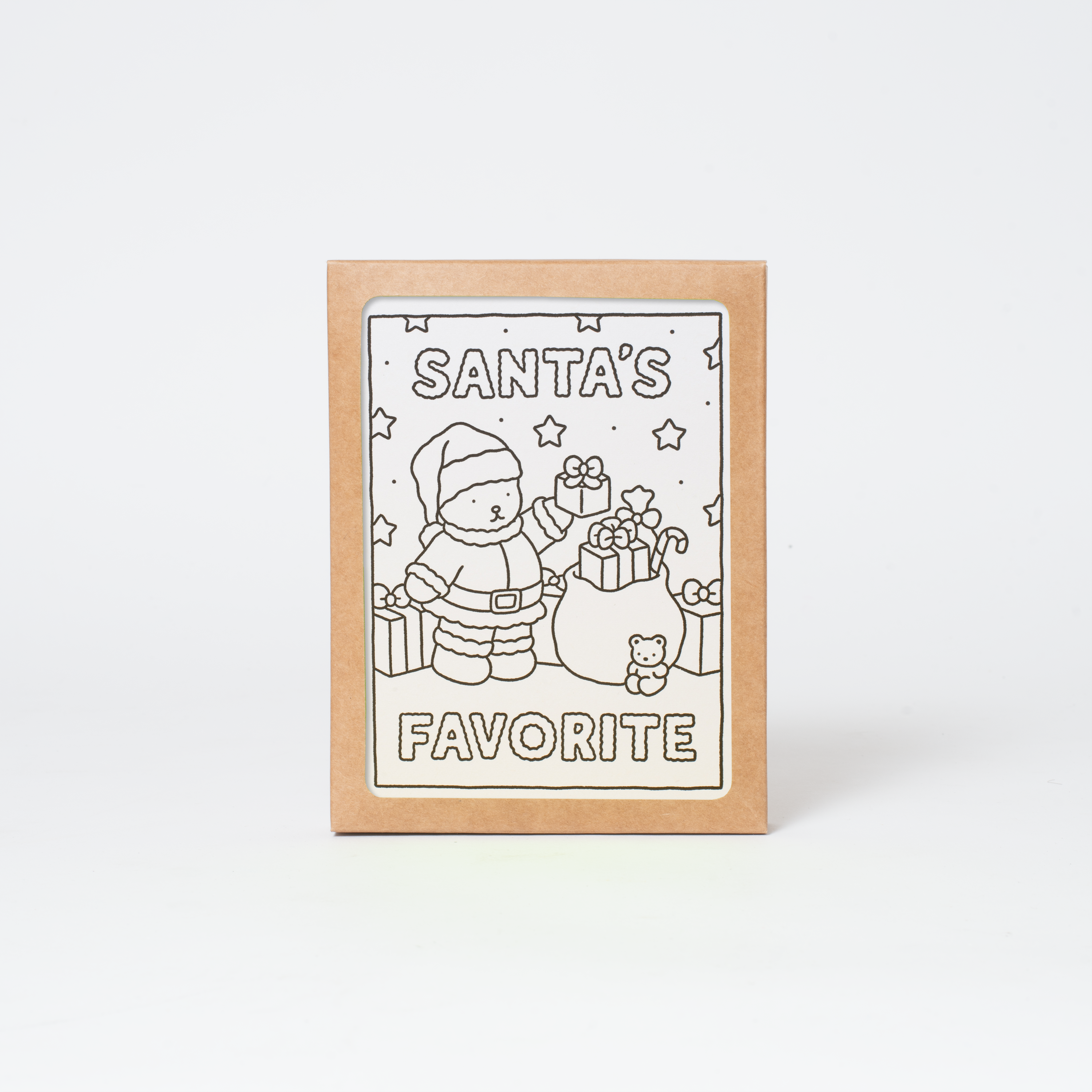 Santa's Favorite Holiday Coloring Card
