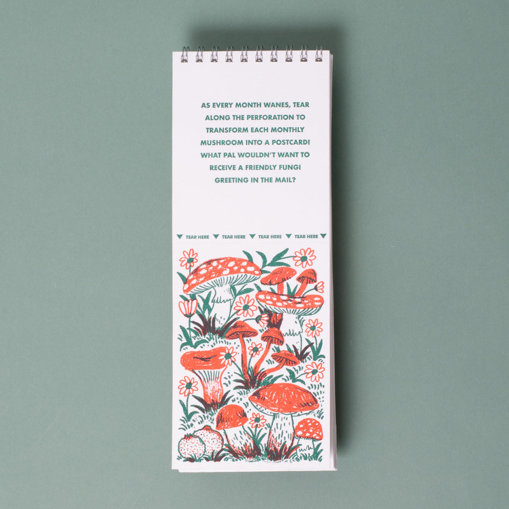 2027 Phoebe Wahl Letterpress Postcard Wall Calendar