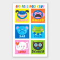Big Feelings Kids Emotion Chart Poster