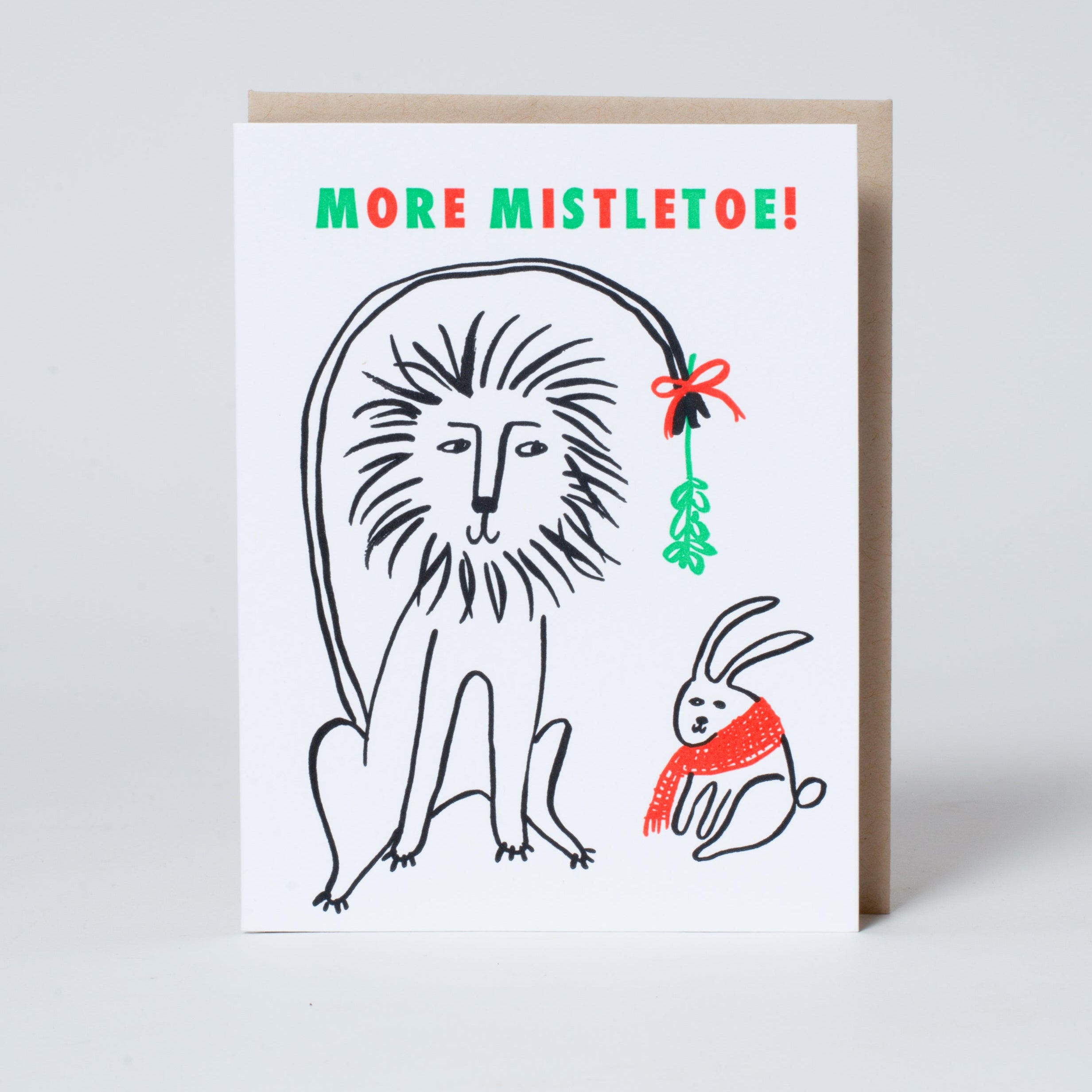 More Mistletoe Holiday Card