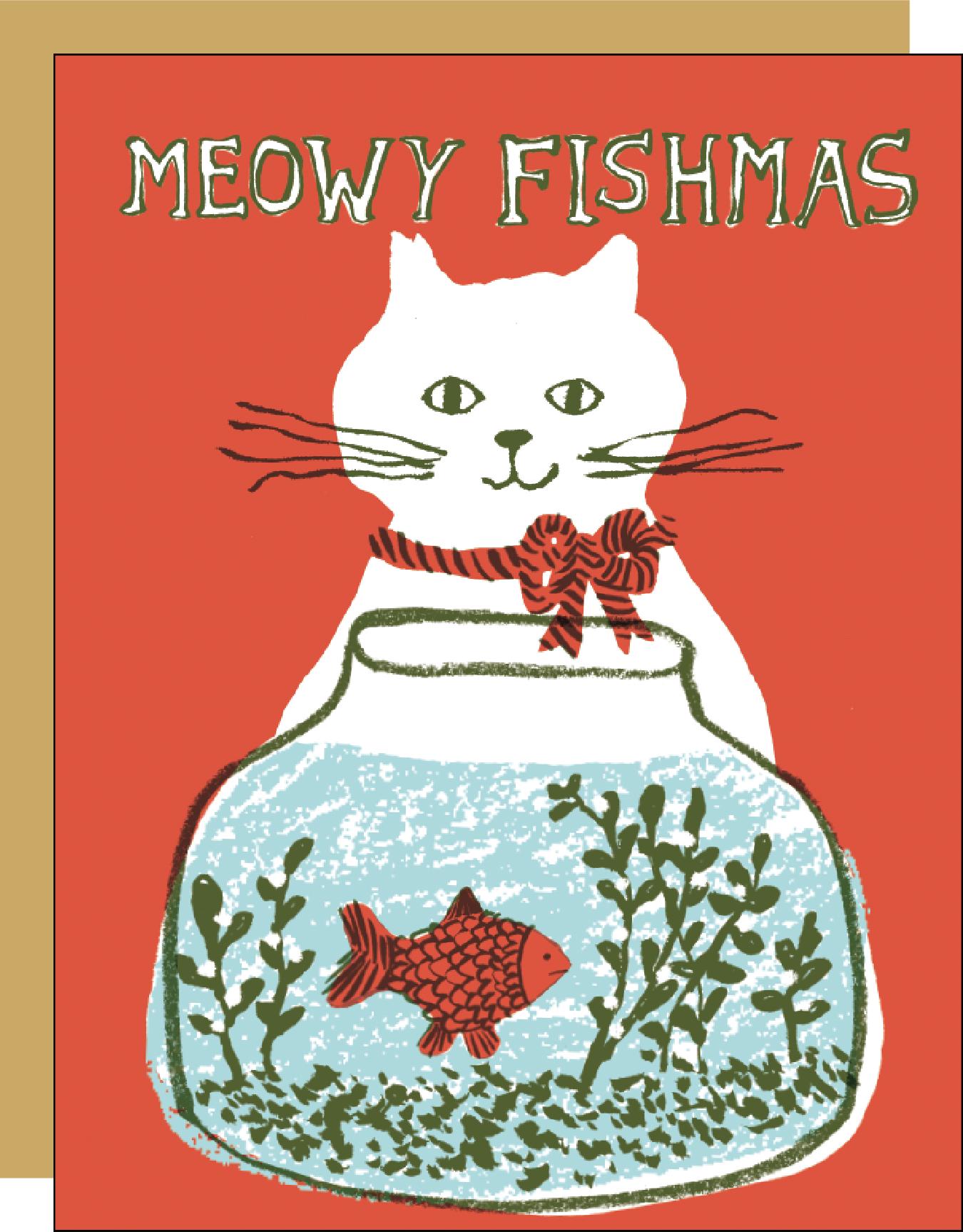 Meowy Fishmas Cat