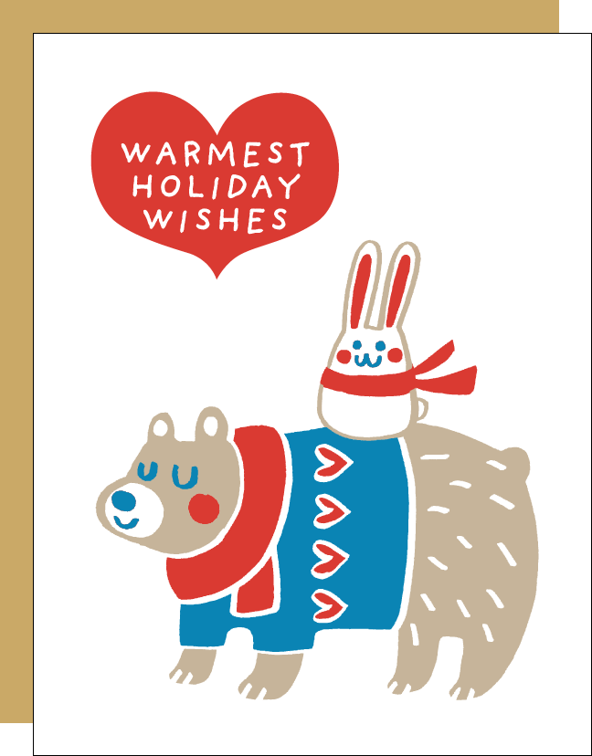 Warm Wishes Bear & Bunny