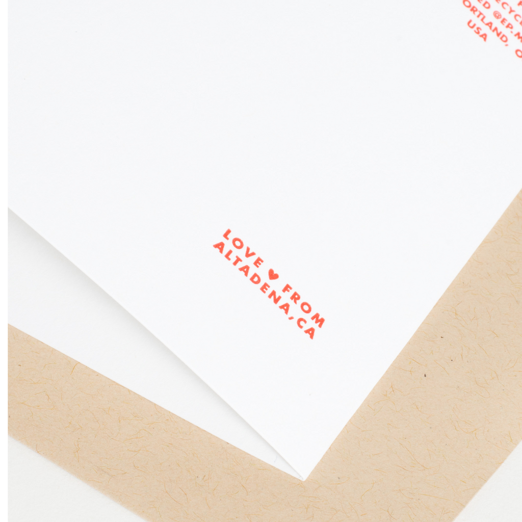New Baby Bears Letterpress Greeting Card
