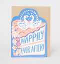 Wedding Cake Letterpress Greeting Card