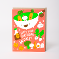 Wok Punny Birthday Letterpress Greeting Card