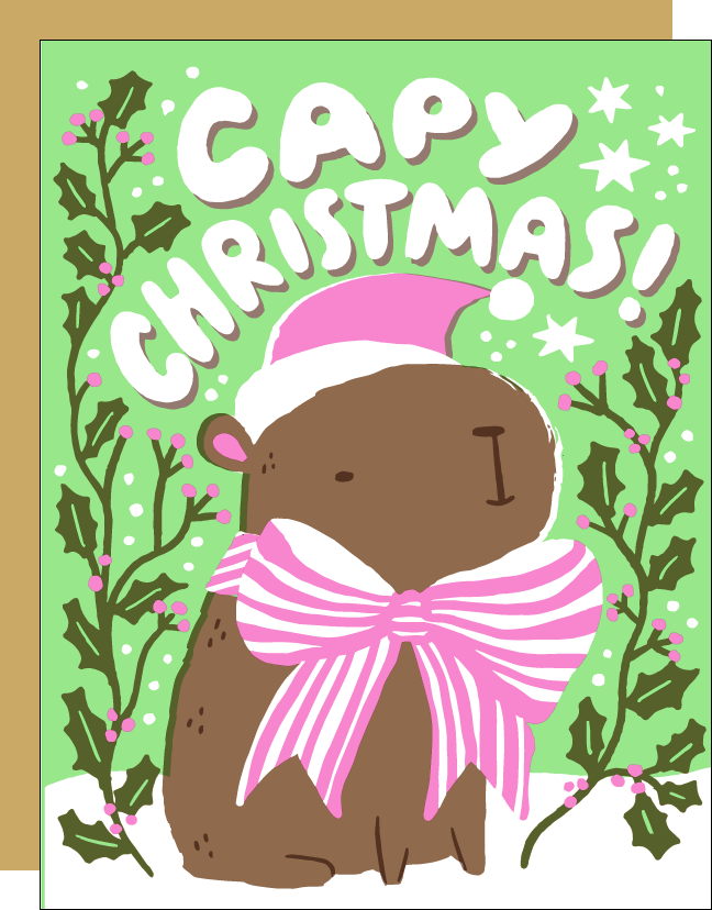 Capybara Christmas