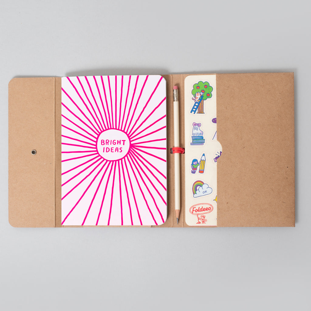 Foldeeo Notebook Folio B6 Bright Ideas