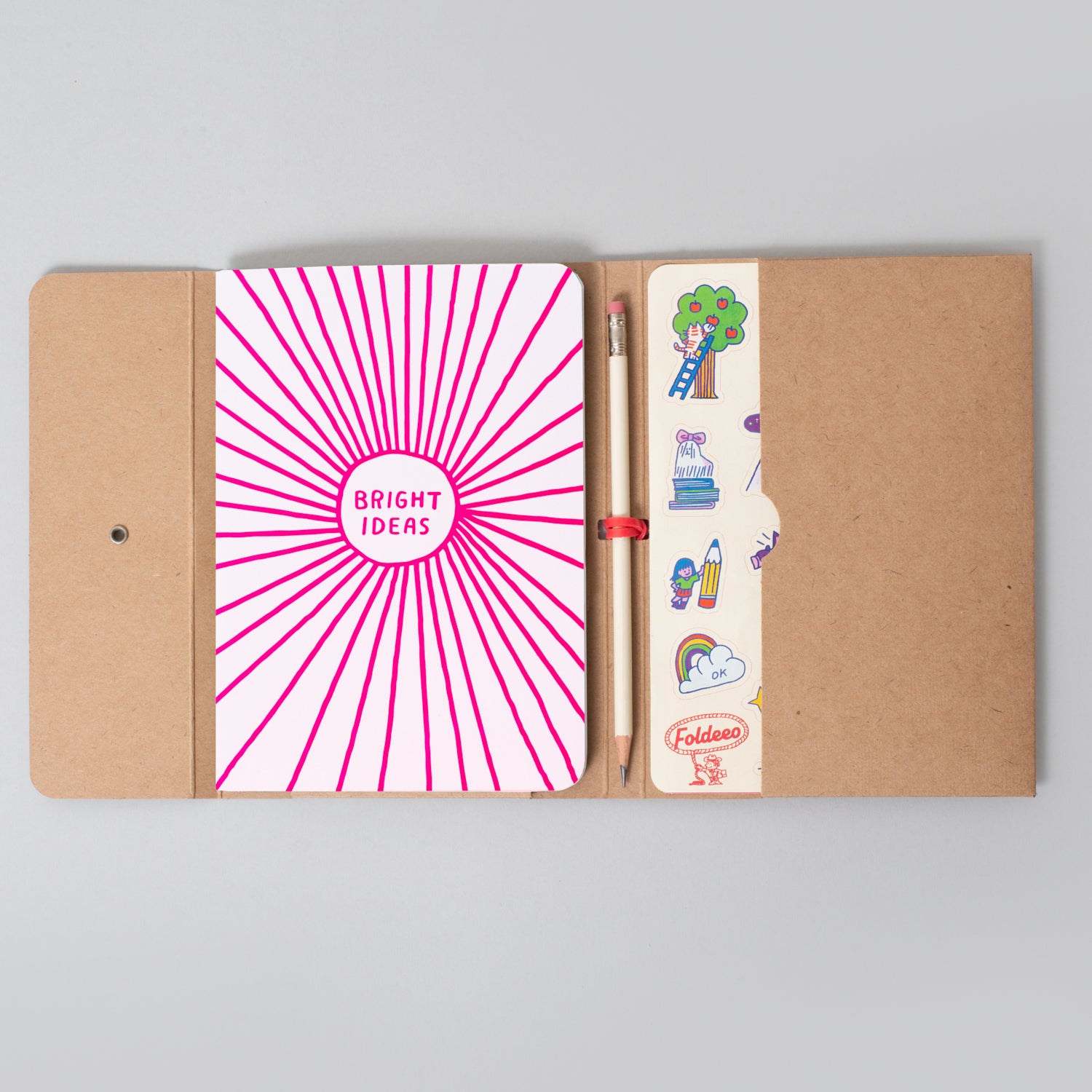 Foldeeo Notebook Folio B6 Bright Ideas