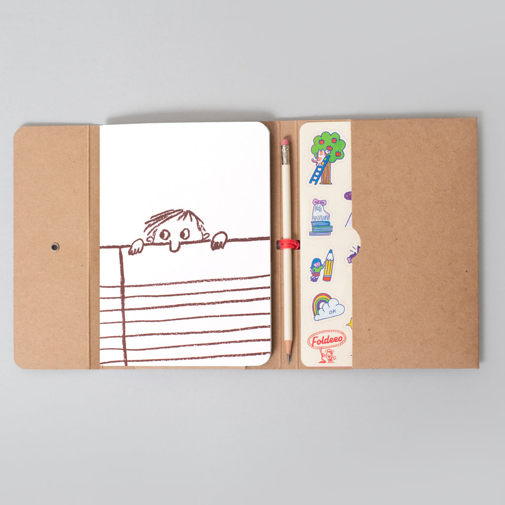 Foldeeo Notebook Folio B6 Nosy Guy