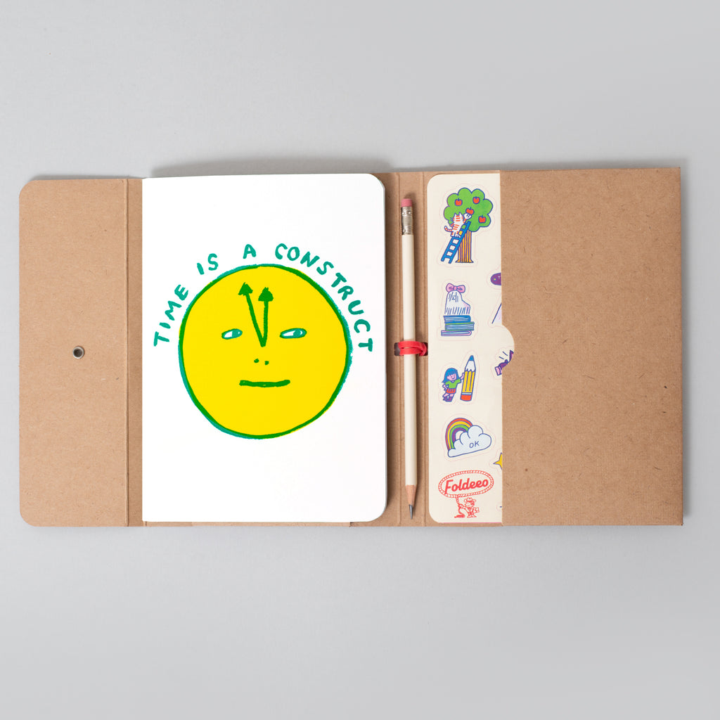 Foldeeo Notebook Folio B6 Time is a Construct