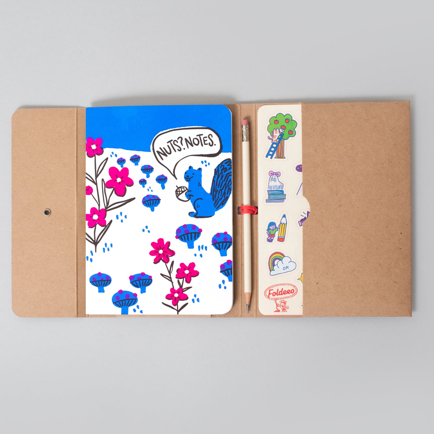 Foldeeo Notebook Folio B6 Squirrel