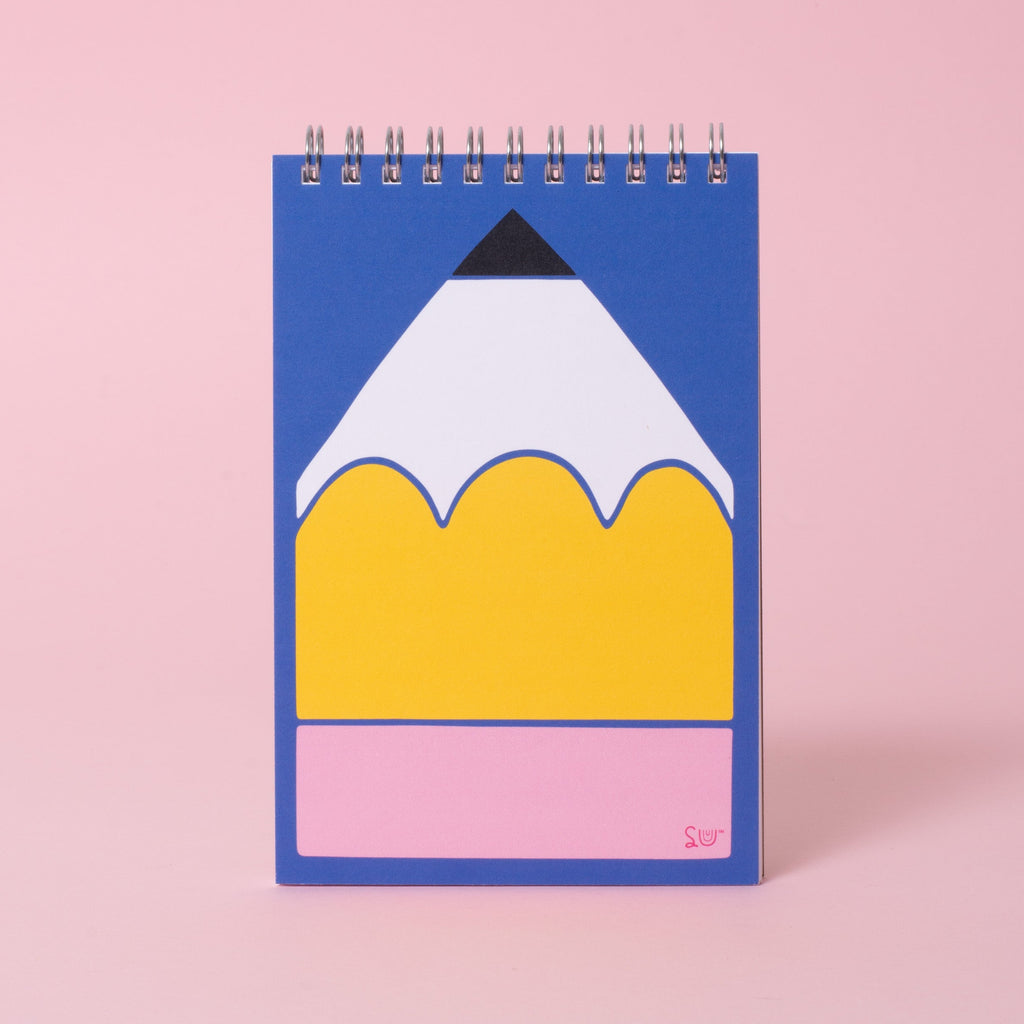 Big Pencil 4x6" Spiral Notebook Blank