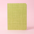 Small Green Gingham B6 Blank Notebook