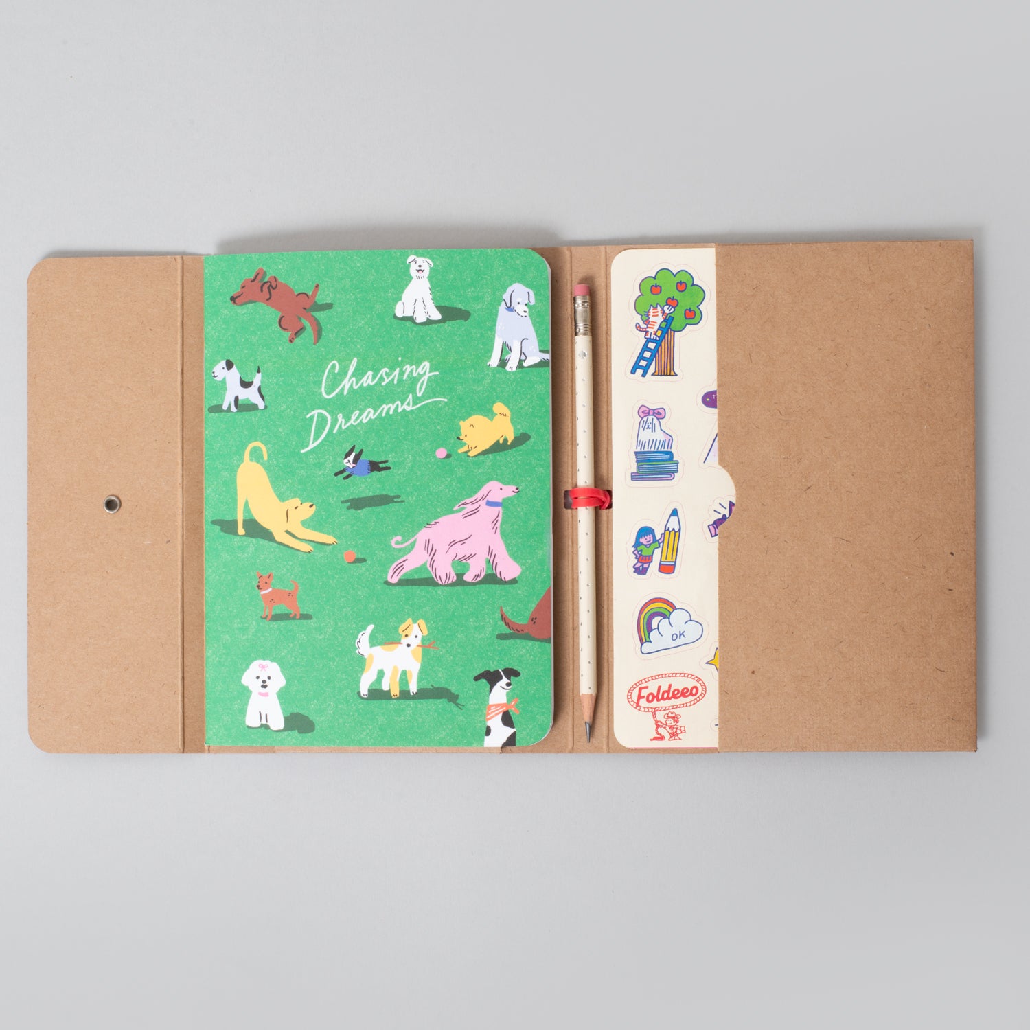 Foldeeo Notebook Folio B6 Dog Park
