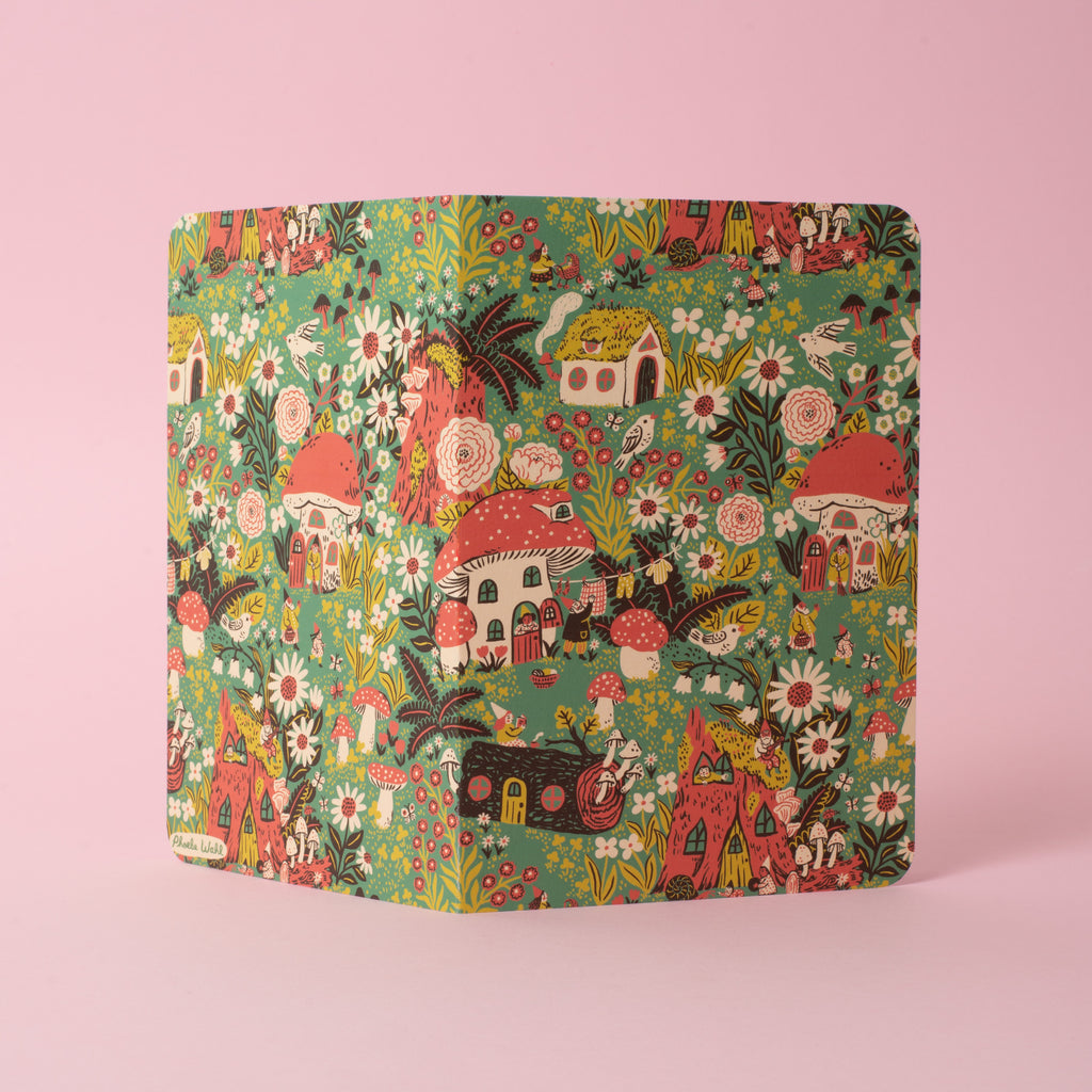 Gnome Village B6 Blank Notebook