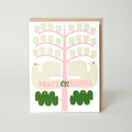 Holiday Peace Doves Letterpress Greeting Card