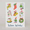 Warm Wishes Charms Holiday Card