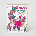 Merry Santa Holiday Card