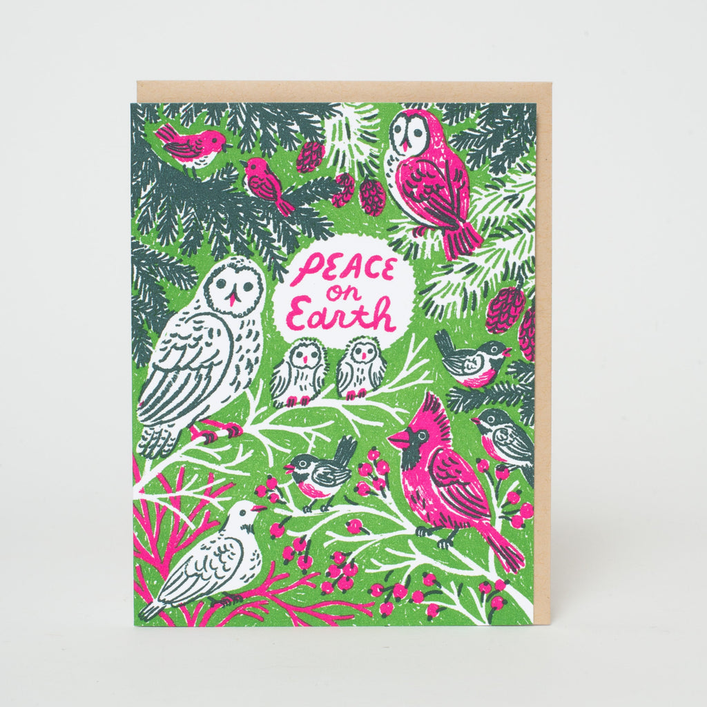 Peace Birds Holiday Card