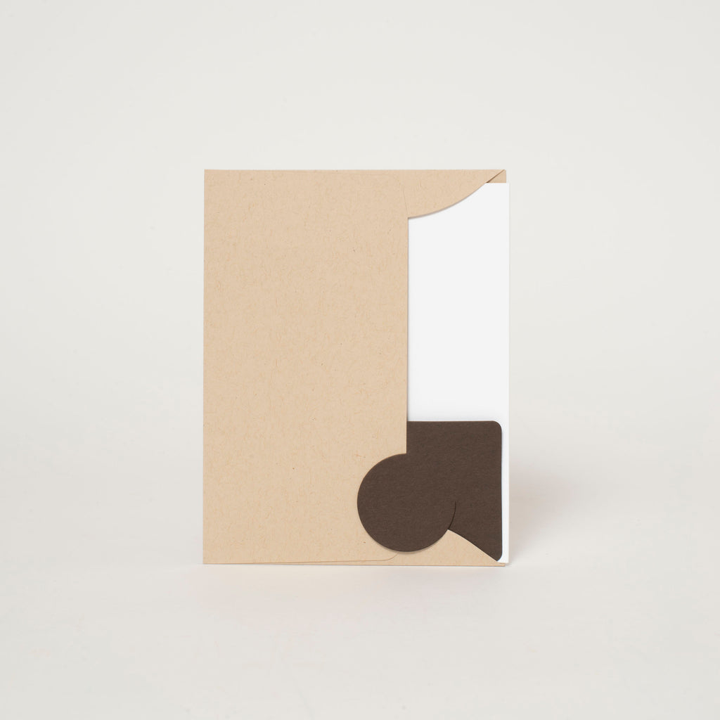 Mother Hen Baby Chick Letterpress Greeting Card