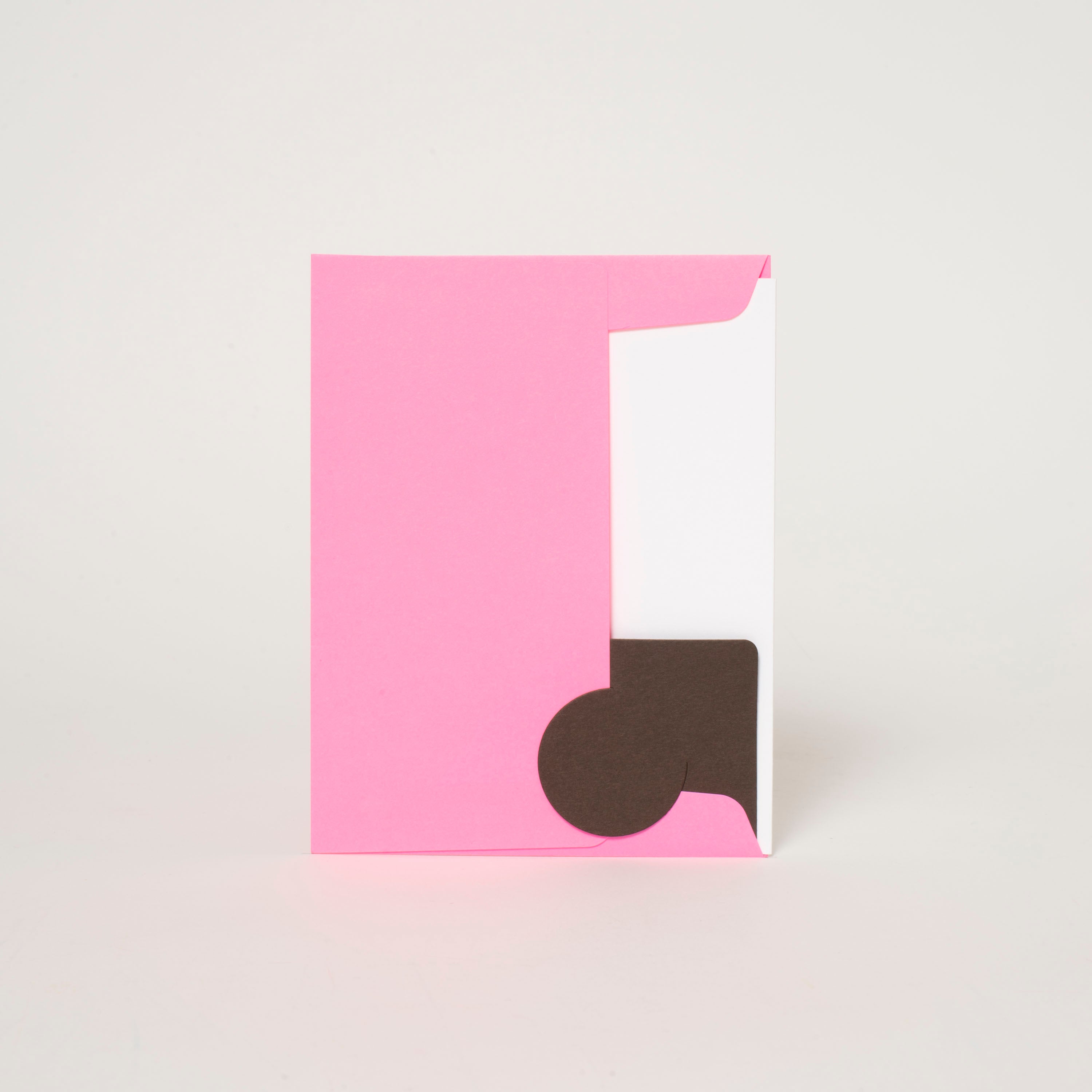 Candy Cane Holiday Letterpress Greeting Card