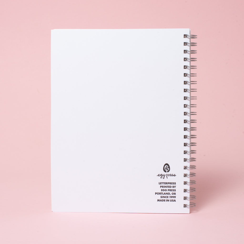 6 x 8" Spiral Blank Notebook - Cat Mewsings