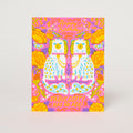 Fabulosity Birthday Spaniels Letterpress Greeting Card