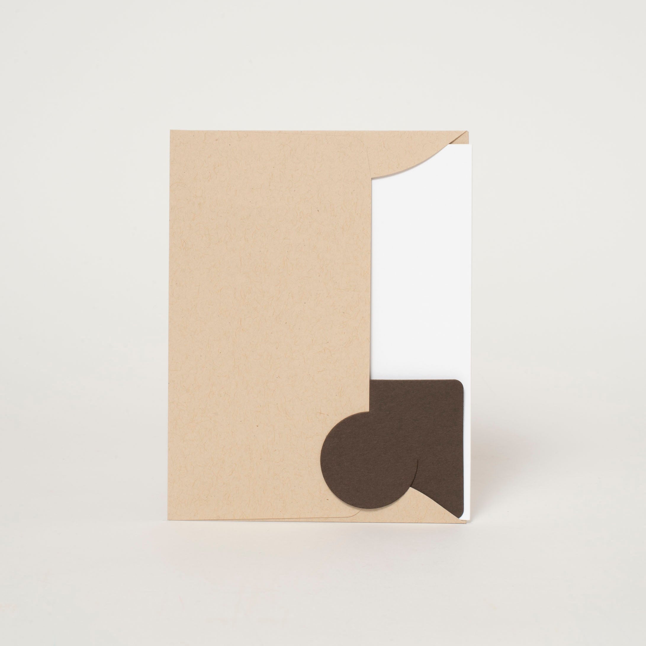 Sending Love Heart Letterpress Greeting Card